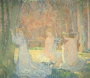 Maurice Denis Spring Landscape with Figures china oil painting reproduction